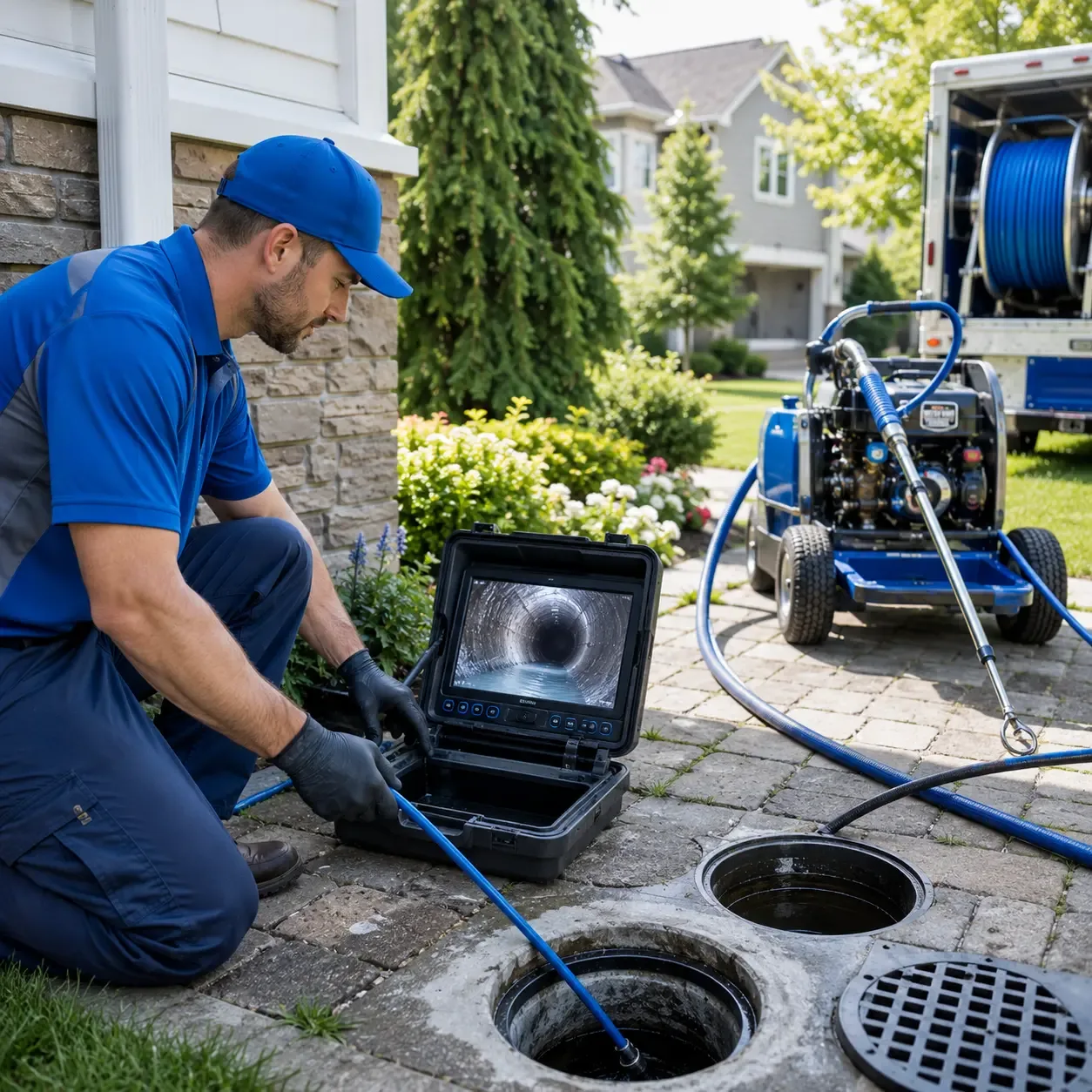 Outdoor drain cleaning professionals serving Lomax, IL